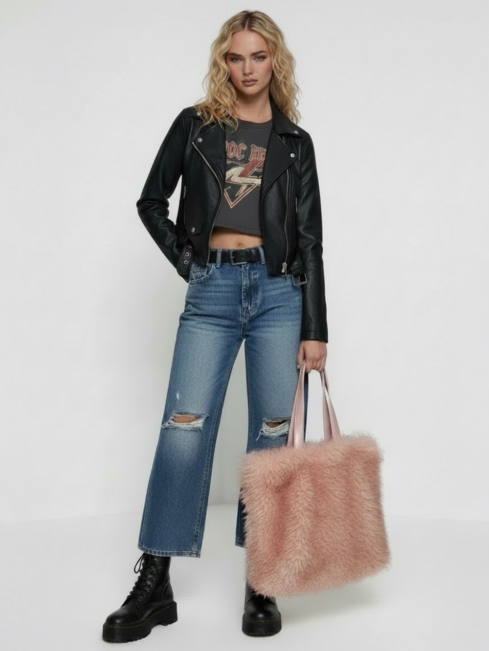 Dolls kill BLUSH CLOUD SHOULDER BAG SUGAR THRILLZ